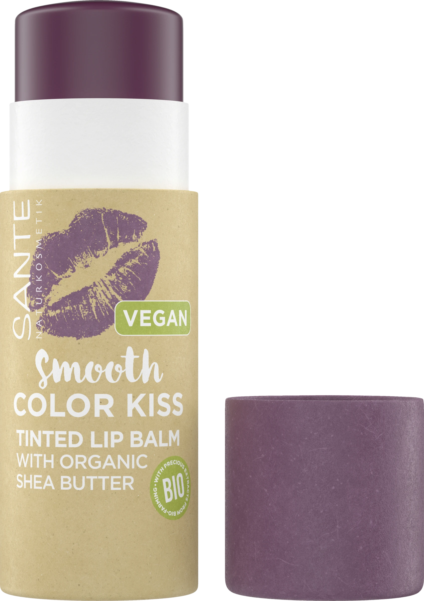 Sante Smooth Color Kiss 03 Soft Plum 4 Sante Smooth Color Kiss 03 Soft Plum – Bild 2