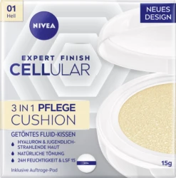 NIVEA Expert Finish Cellular 2in1 Pflege Cushion 01 Hell
