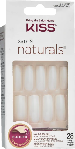 KISS Salon Naturals Selbstklebende Fingernägel Go Rouge