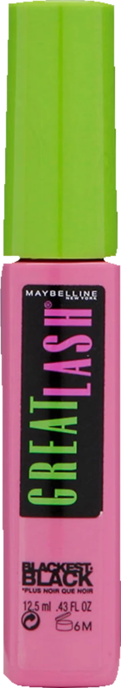 Maybelline New York Great Lash Mascara Blackest Black