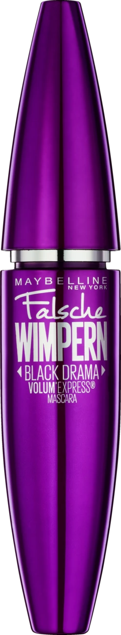 Maybelline New York Volum' Express Falsche Wimpern Mascara Black Drama