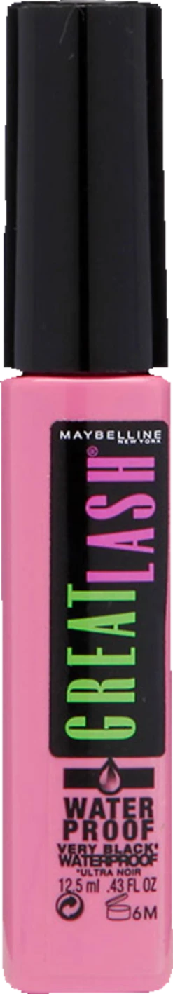 Maybelline New York Great Lash Mascara Very Black Waterproof