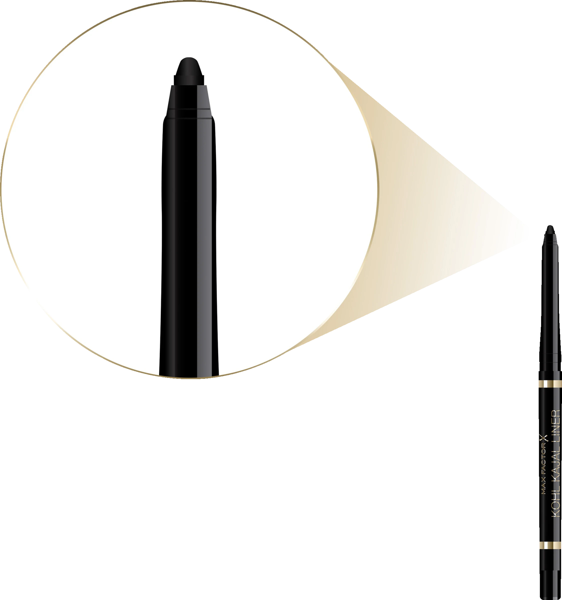 Max Factor Kohl Kajal Automatic Pencil, Farbe 01 Black 5 Max Factor Kohl Kajal Automatic Pencil, Farbe 01 Black – Bild 3