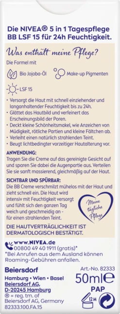 NIVEA BB 5in1 Tagespflege Heller Hauttyp LSF15 7 NIVEA BB 5in1 Tagespflege Heller Hauttyp LSF15 -Catrice Cosmetics Geschäft MAM 8832736 SHOP IMAGE 1.4