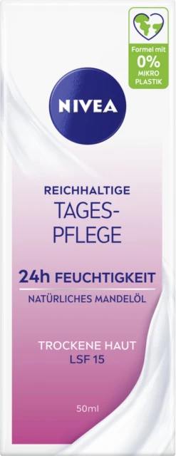 NIVEA Reichhaltige Tagespflege 24h Feuchtigkeit