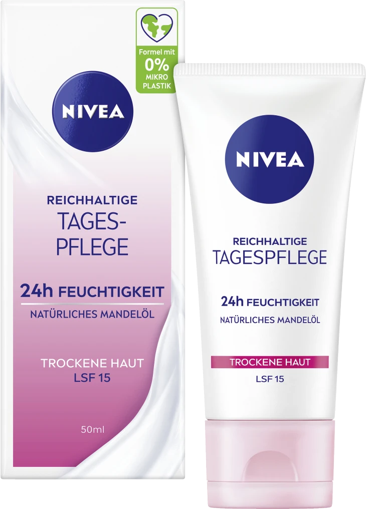 NIVEA Reichhaltige Tagespflege 24h Feuchtigkeit 6 NIVEA Reichhaltige Tagespflege 24h Feuchtigkeit – Bild 4