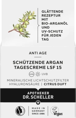 Anti Age Schützende Argan Tagescreme LSF 15