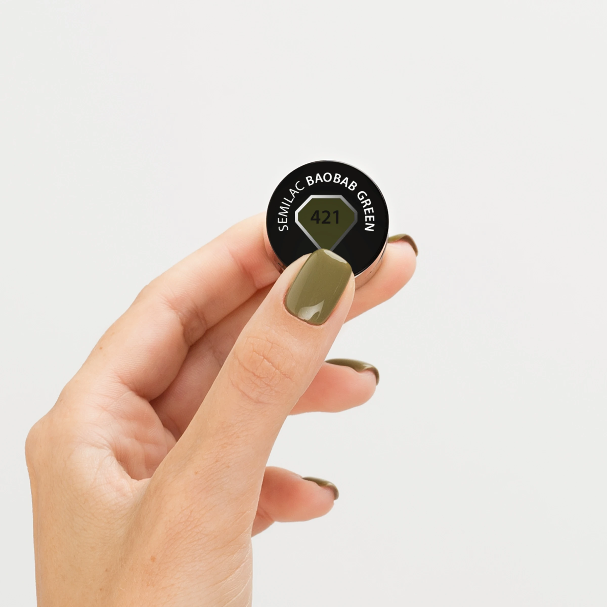 UV Nagellack 421 Baobab Green 4 UV Nagellack 421 Baobab Green – Bild 2