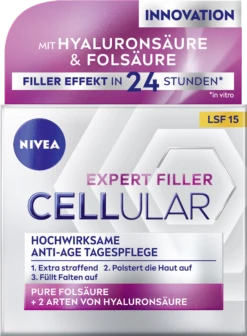 NIVEA Expert Filler Cellular Hochwirksame Anti-Age Tagespflege LSF 15